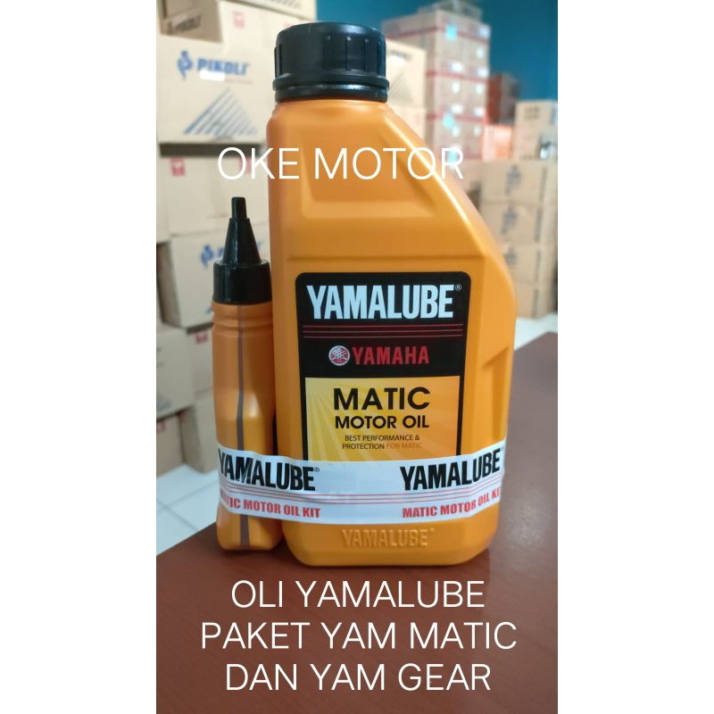 Jual Oli Yamalube Paket Yamalube Matic L Dan Yamalube Gear Ml Shopee Indonesia