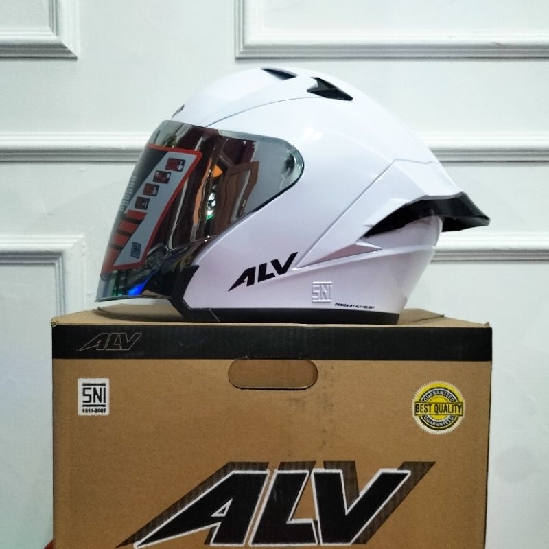 Jual HELM ALV ULTRON PAKET GANTENG KACA VENOM IRIDIUM CENTRO MOTIF ...