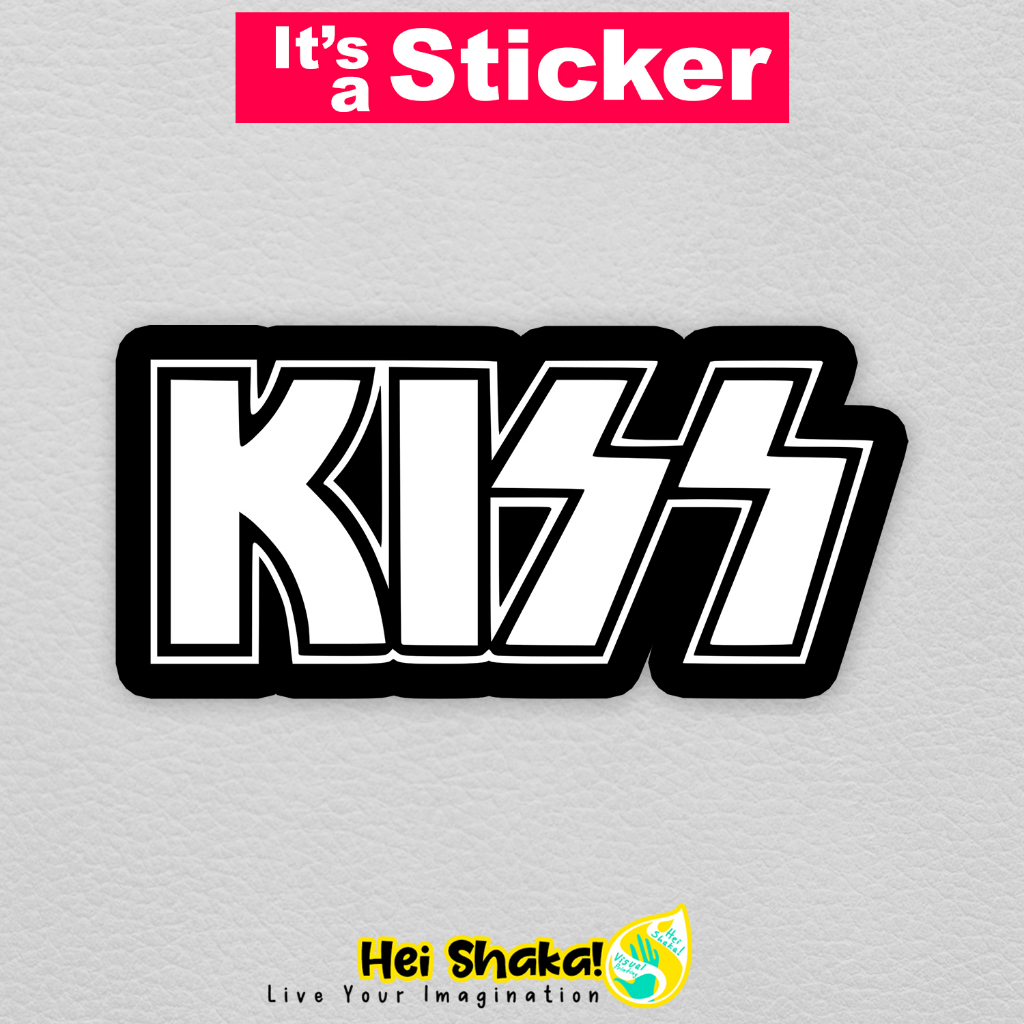 Jual Stiker KISS Sticker Musik Band Vinyl Anti Air | Shopee Indonesia