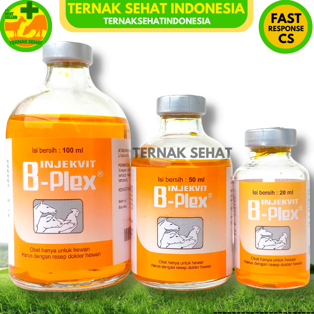 Jual INJEKVIT B PLEX 20ml 50ml Dan 100ml - Vitamin B Complex Ternak Dan ...