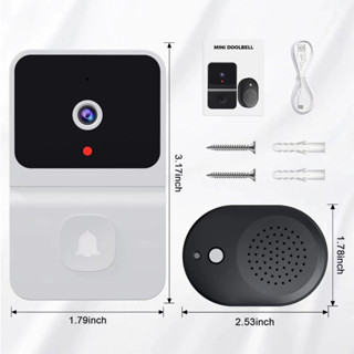 Jual Smart Home Wifi Video Doorbell 1080p Audio Bel Pintu Rumah/ Bel ...