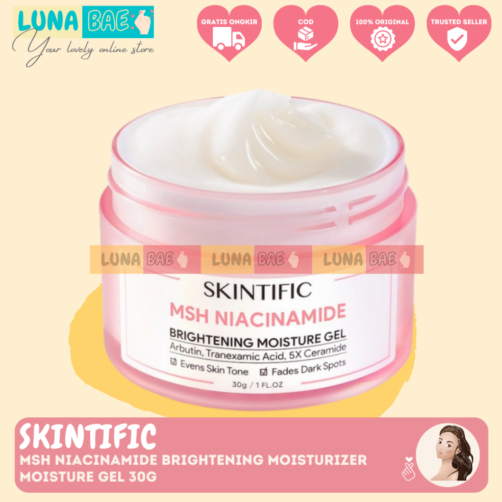 Jual Skintific MSH Niacinamide Brightening Moisturizer Glowing Moisture