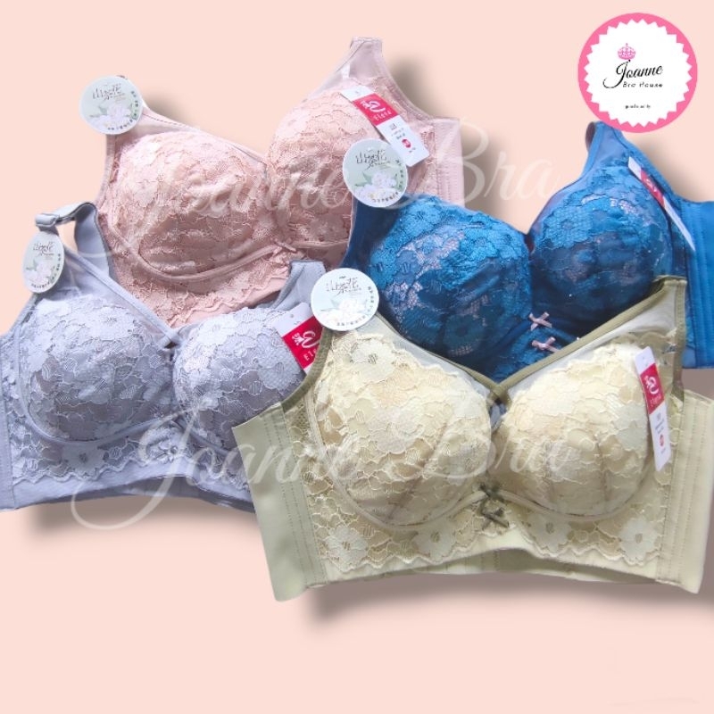 Jual Elena Exclusive Rare Bra BH Tanpa Kawat Busa Tipis Ke Semi Cup B ...