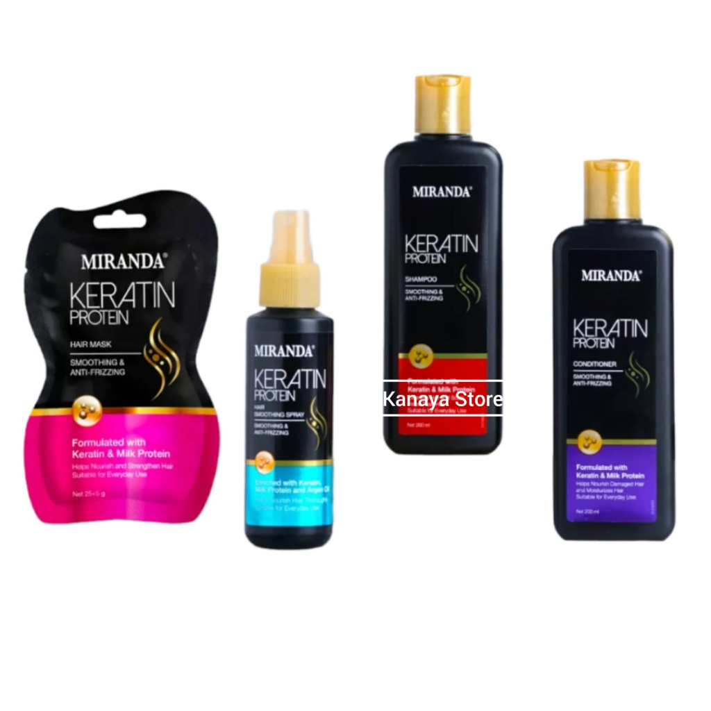 Jual Miranda Keratin Protein Series Hair Treatment Package (New Formula ...