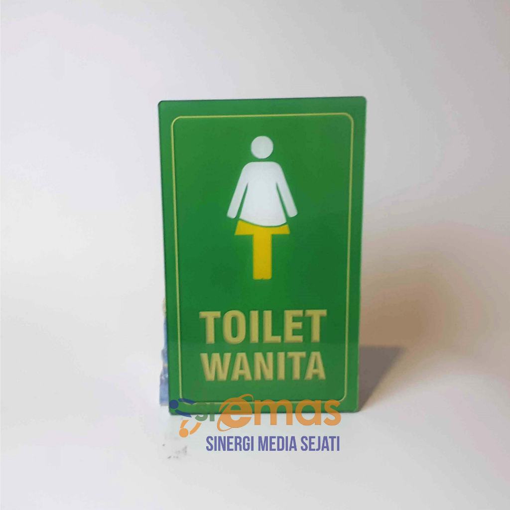 Jual Papan Akrilik Tanda Toilet Wanita Ver Akrilik Tanda Toilet