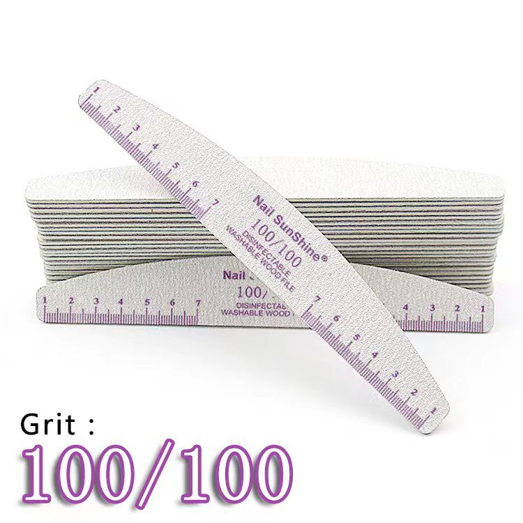 Jual SUNSHINE THIN NAIL FILE / KIKIR TIPIS PENGGARIS HALFMOON NAIL FILE ...