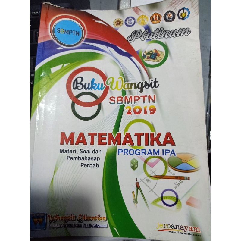 Jual Buku Wangsit Ori Matematika 2019/ Buku Tes SBMPTN/ Buku Masuk ...