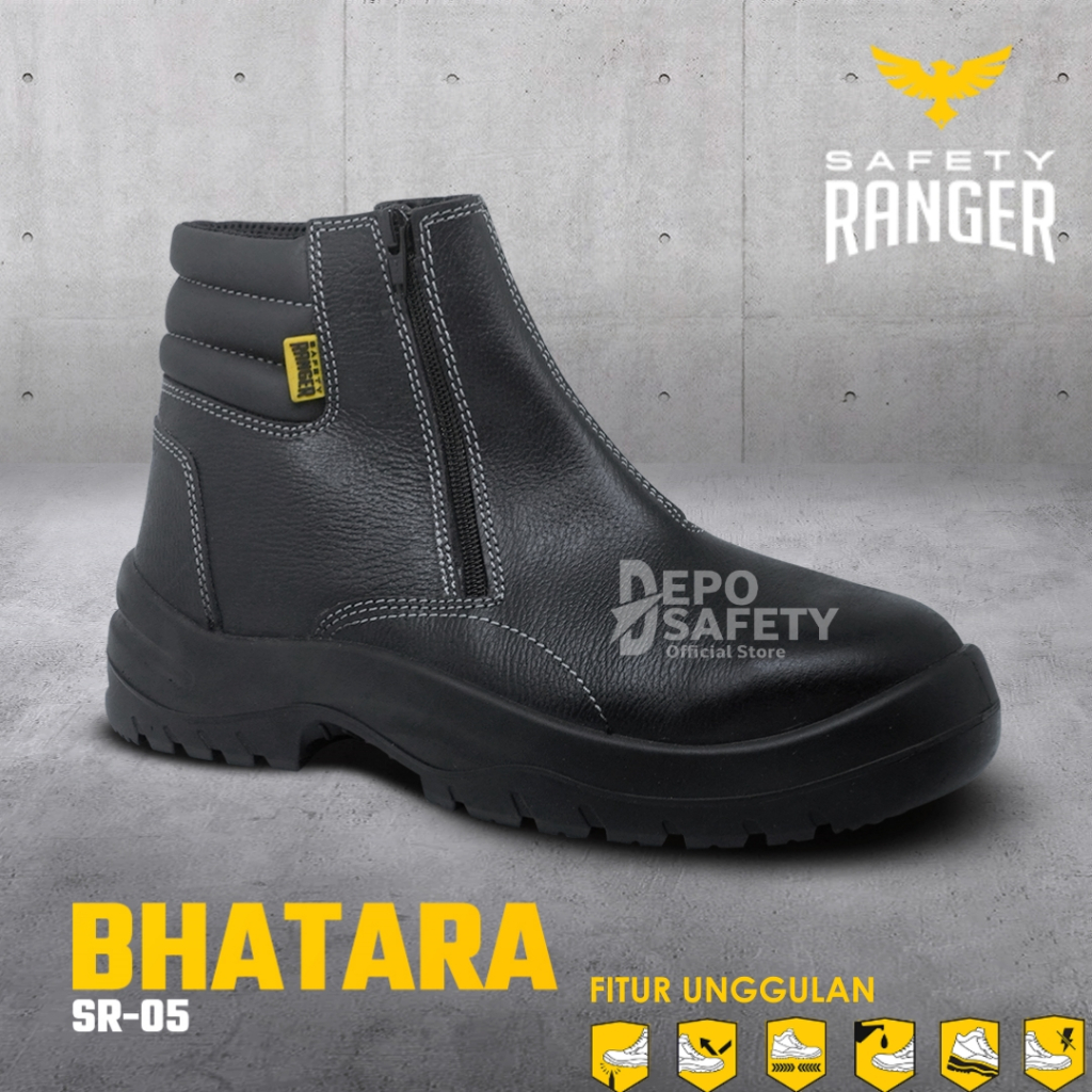 Jual Sepatu Safety RANGER BHATARA SR-05 Original 100% SNI | Shopee ...