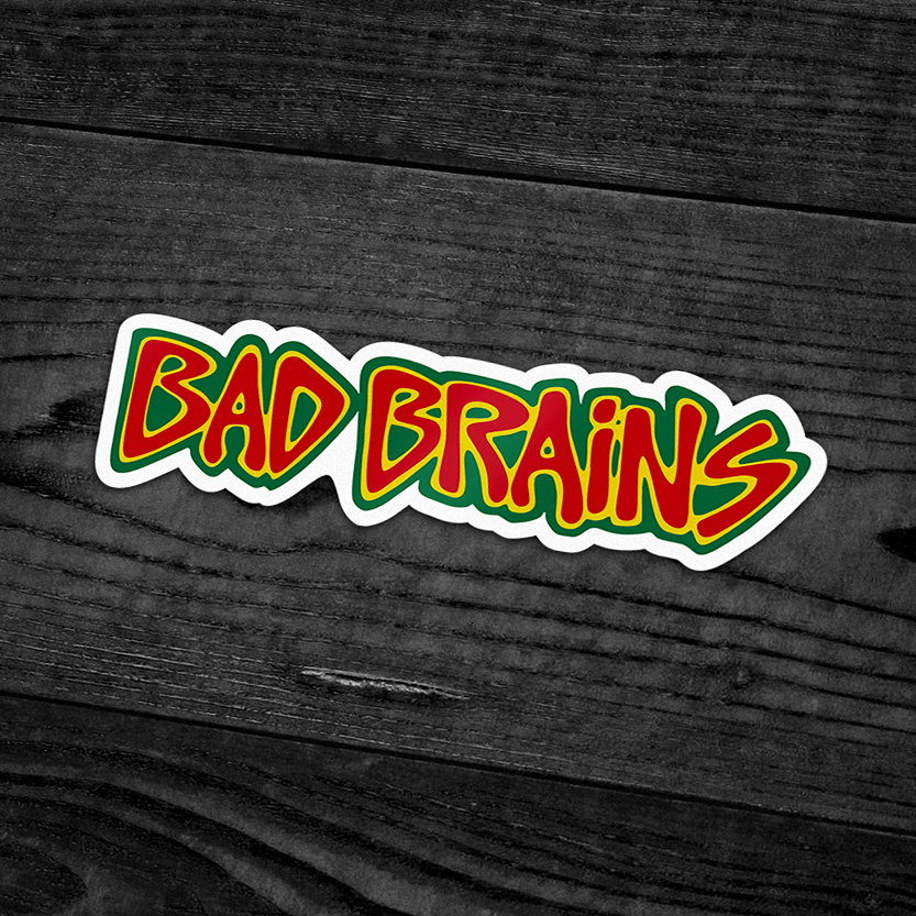 Jual Sticker Band BAD BRAINS (BOOTLEG)