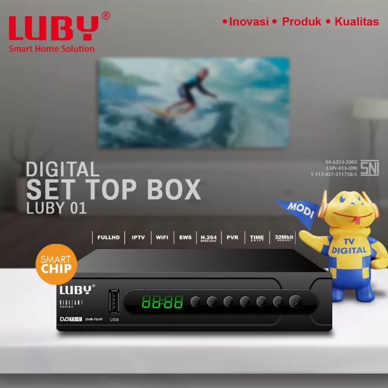 Jual digital set top box luby DVBT2 03 Shopee Indonesia