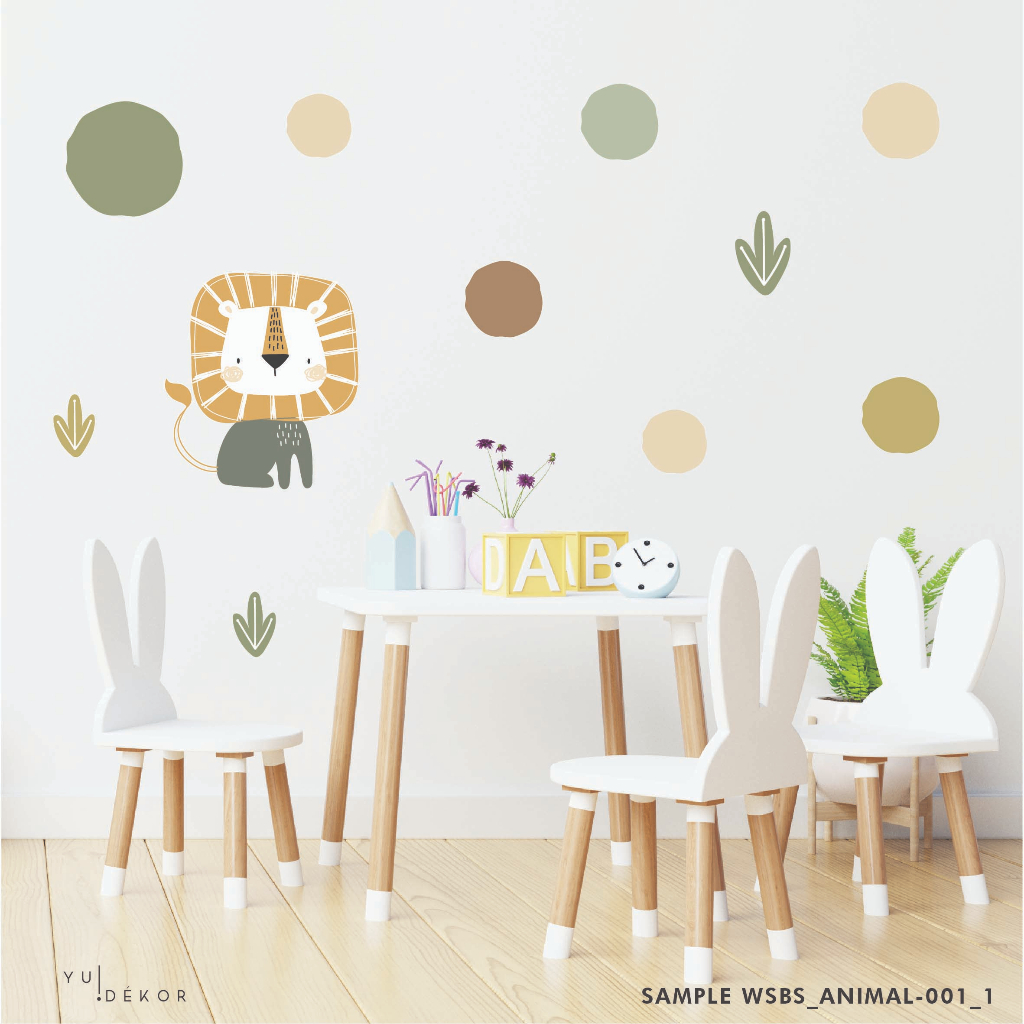 Jual Wall Decals Sticker / Stiker Dinding A5 / Wall Sticker motif ...