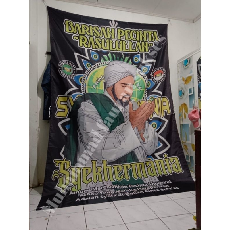 Jual Bendera SYEKHERMANIA Full Printing Ukuran Besar | Shopee Indonesia