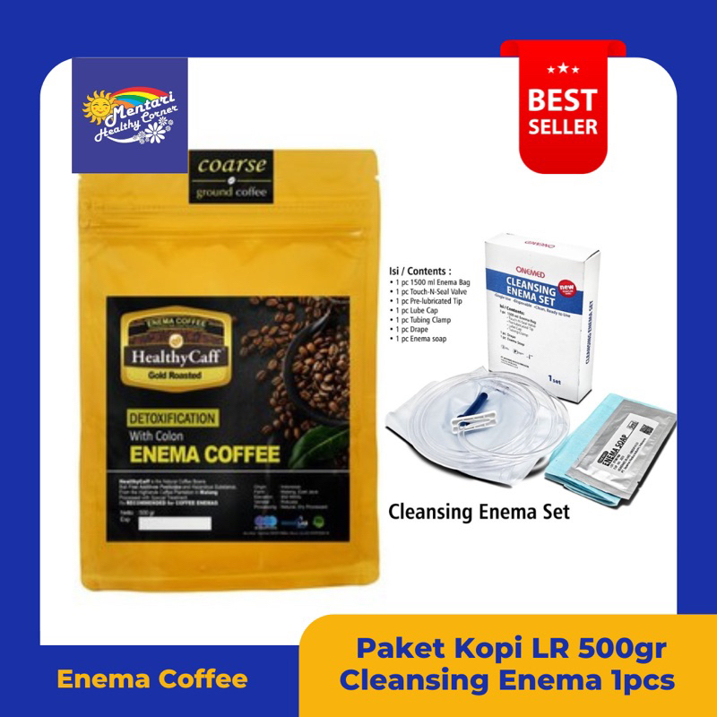 Jual Paket Kopi Enema Organik Healthy Caff Light Roast Gold 500gram ...