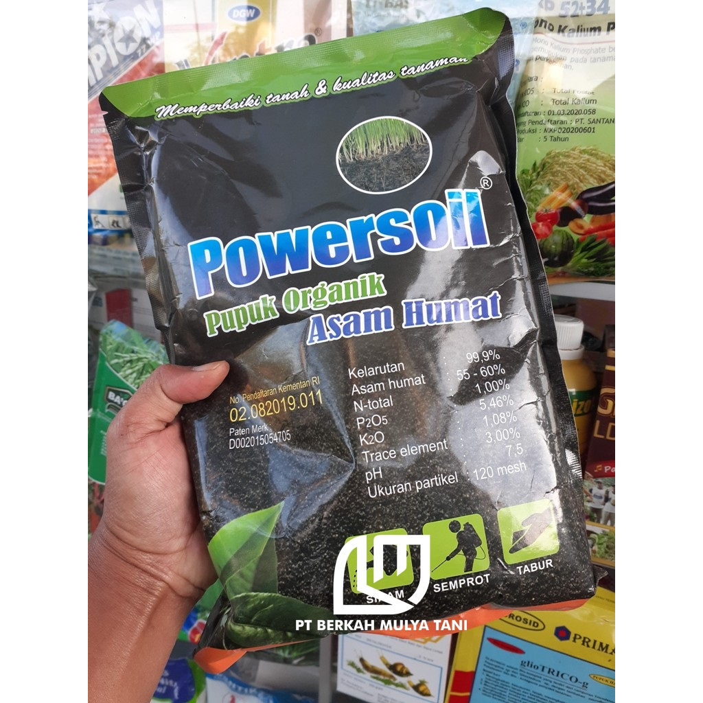 Jual Power Soil Asam Humat 1 kg Pembenah Tanah Humalite Original ...
