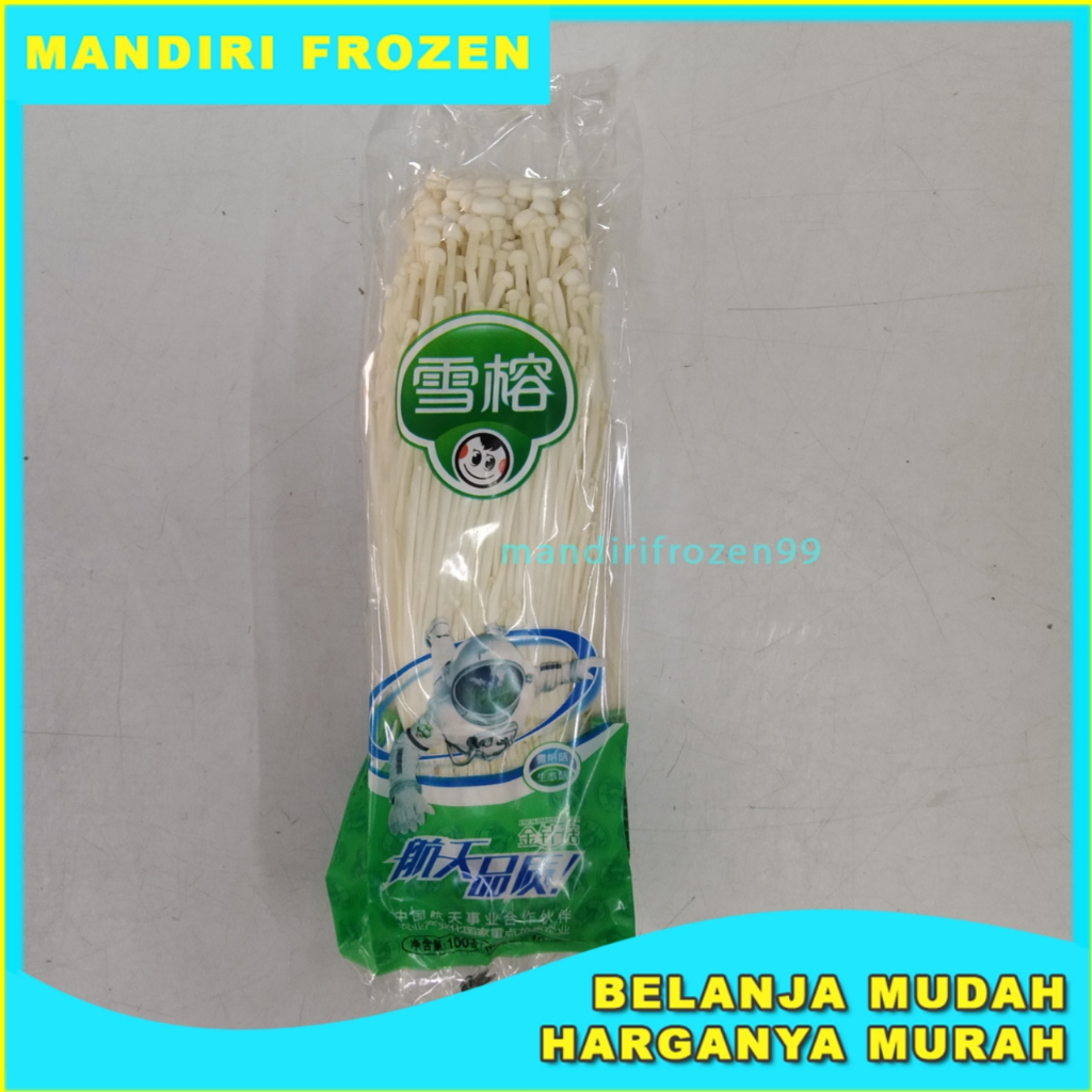 Jual Enoki Mushroom / Jamur Enoki Fresh 100 gram | Shopee Indonesia