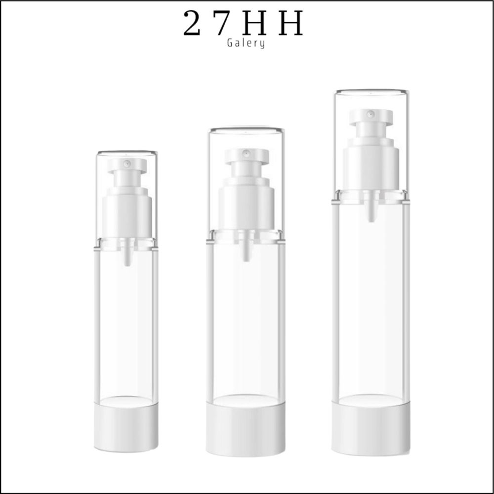 Jual 27HH Botol Refill Vacuum 50Ml Bottle Pump Lotion Airless 80Ml