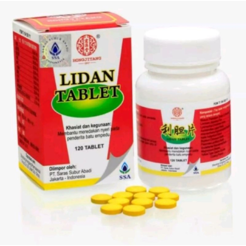 Jual LIDAN TABLET / LI DAN PIAN ISI 120 TABLET / OBAT BATU EMPEDU ...