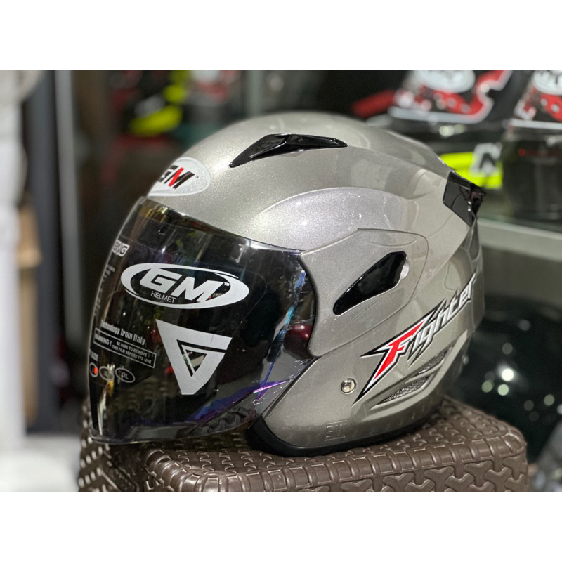 Jual Helm GM Fighter Polos Original | Shopee Indonesia