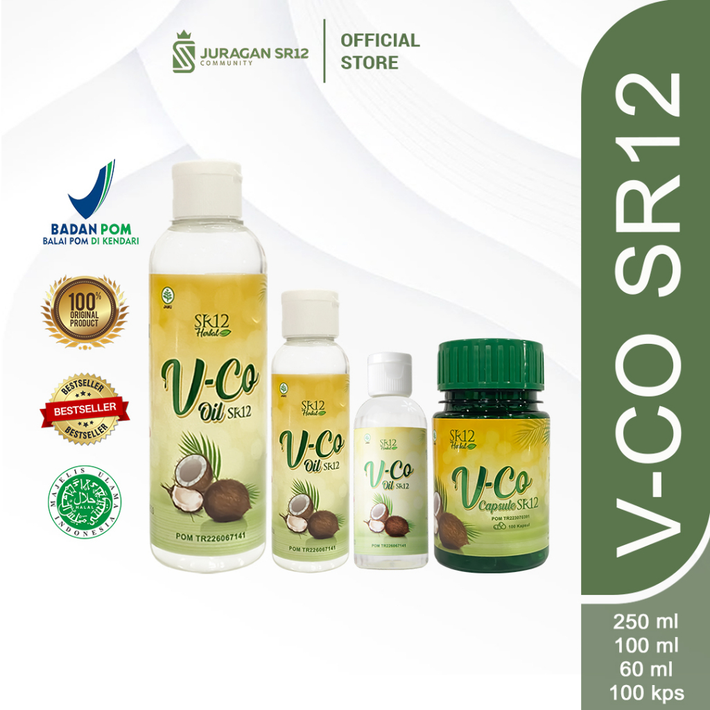 Jual Imun Booster Vco Minyak Kelapa Murni Sr Vico Virgin Coconut Oil Ml Ml Ml