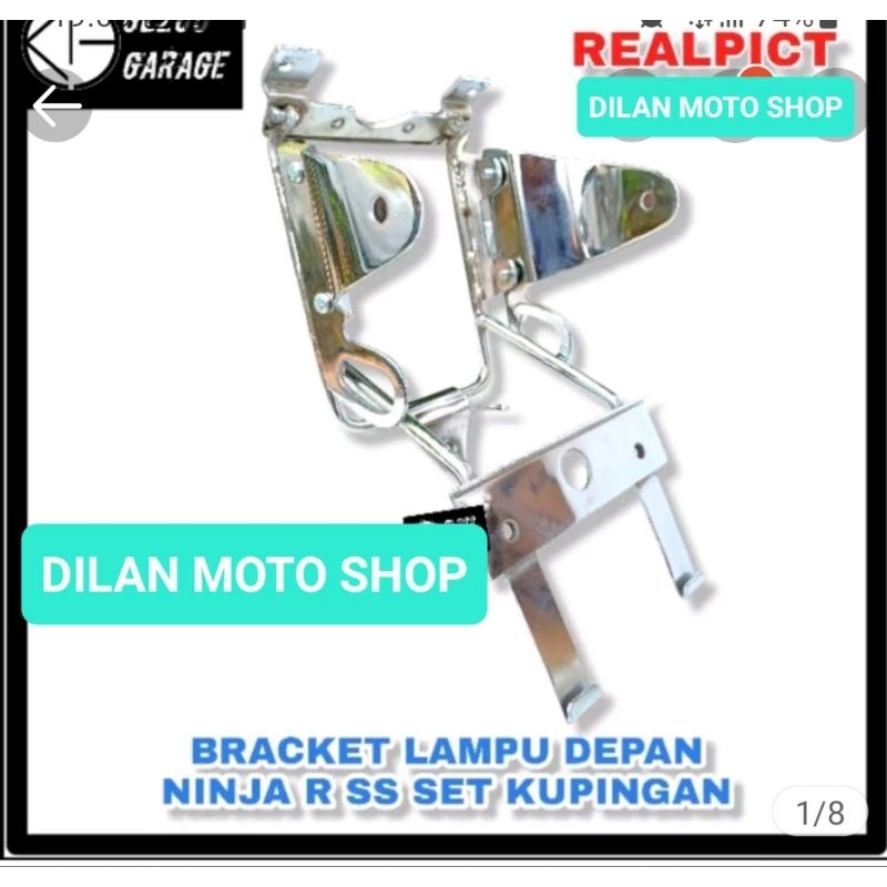 Jual Breket Lampu Depan Set Brekt Spidometer Ninja Ss Ninja R Super