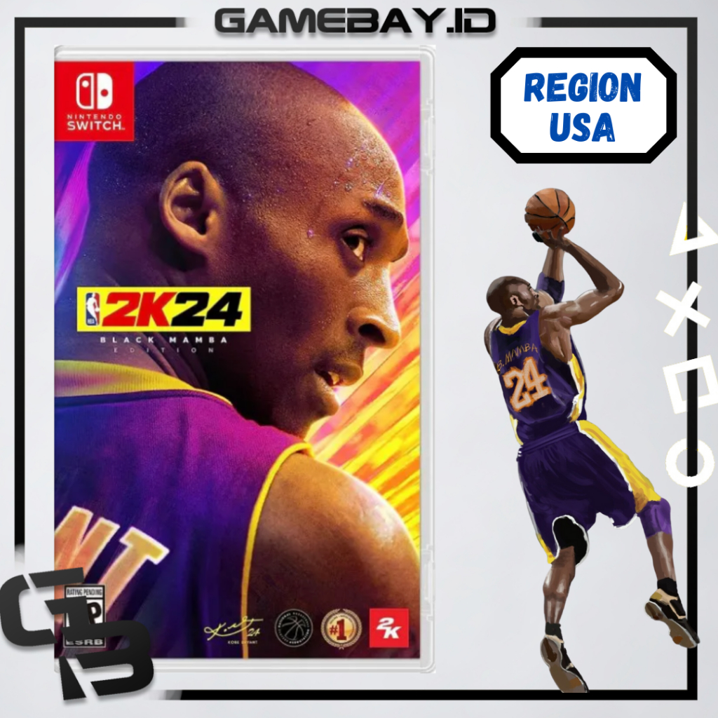 Jual Nintendo Switch NBA 2K24 / NBA 2024 / NBA2K24 - Black Mamba ...