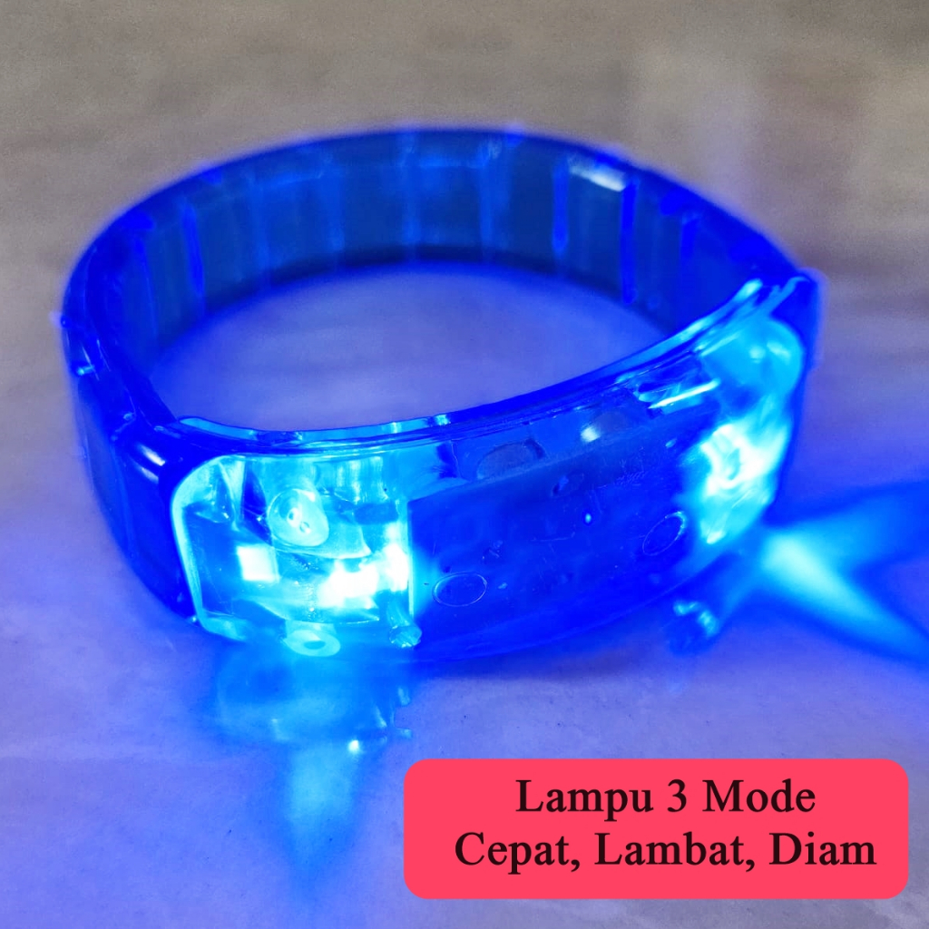 Jual Orgm Gelang Lampu Led Gelang Pesta Gelang Konser Lampu 3 Mode