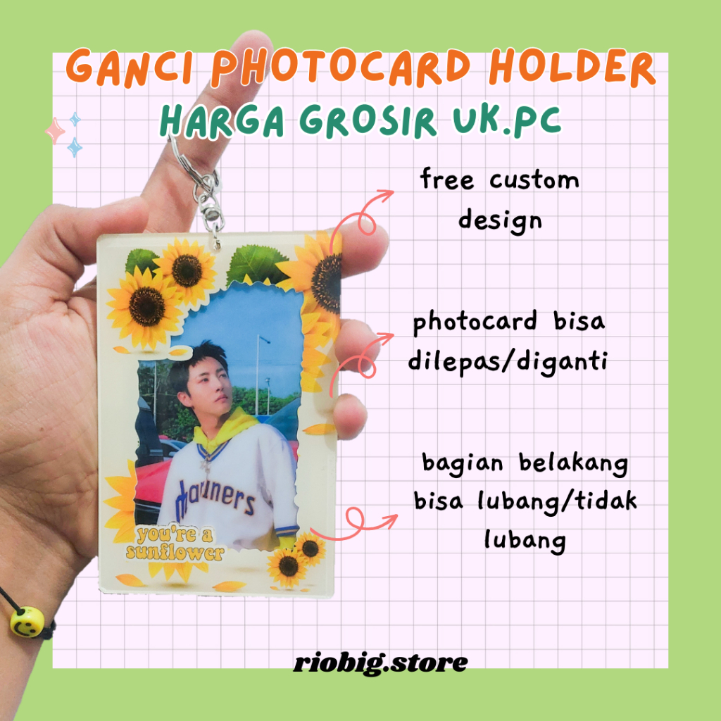 Jual Photocard Holder / PC Holder / Akrilik Acrylic Card Holder