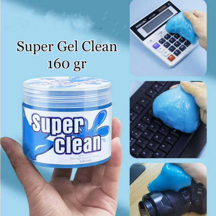 Jual Super Gel Cleaner slime pembersih debu keyboard / interior mobil ...