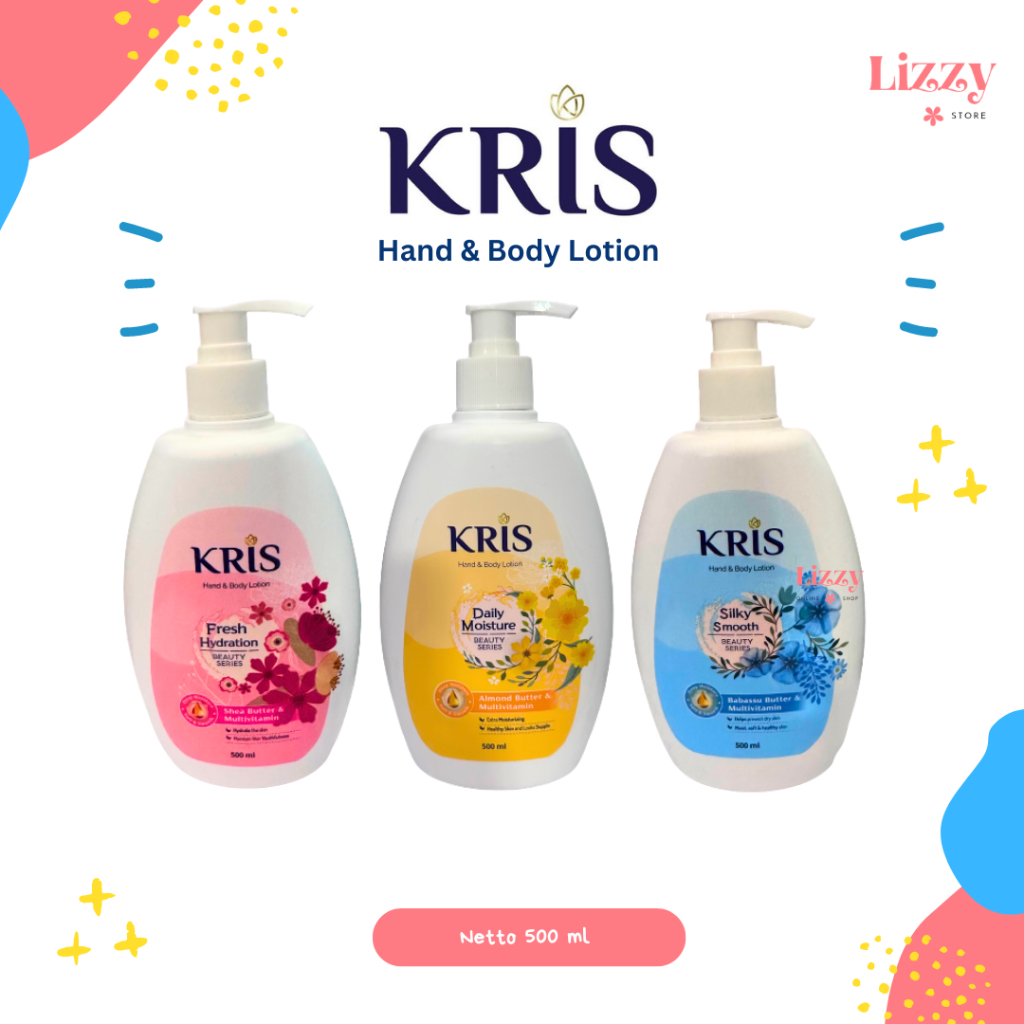 Jual Kris Hand & Body Lotion Kemasan Botol 500ml Shopee Indonesia