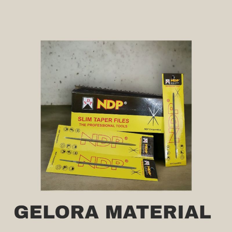 Jual Kikir Segitiga Ndp Slim Taper Files 5 Kikir Gergaji 5 Inch