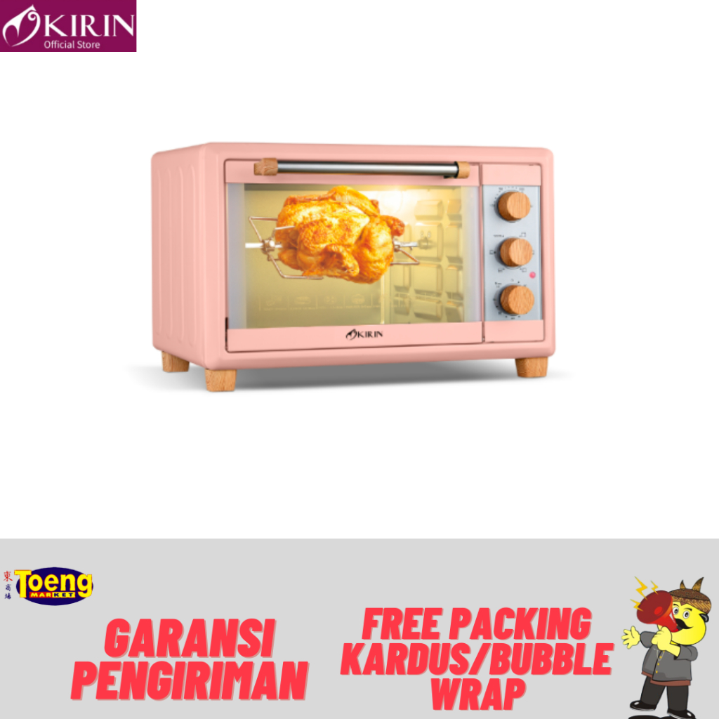 Jual OVEN 20LTR KBO200 PINK KIRIN / OVEN LISTRIK LOW WATT KIRIN