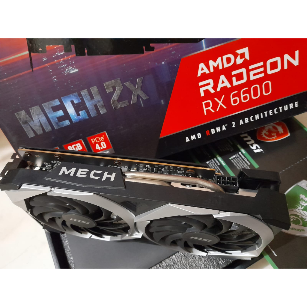 Jual VGA AMD MSI RADEON RX 6600 / RX6600 MECH 2X 8GB GDDR6 2ND | Shopee ...
