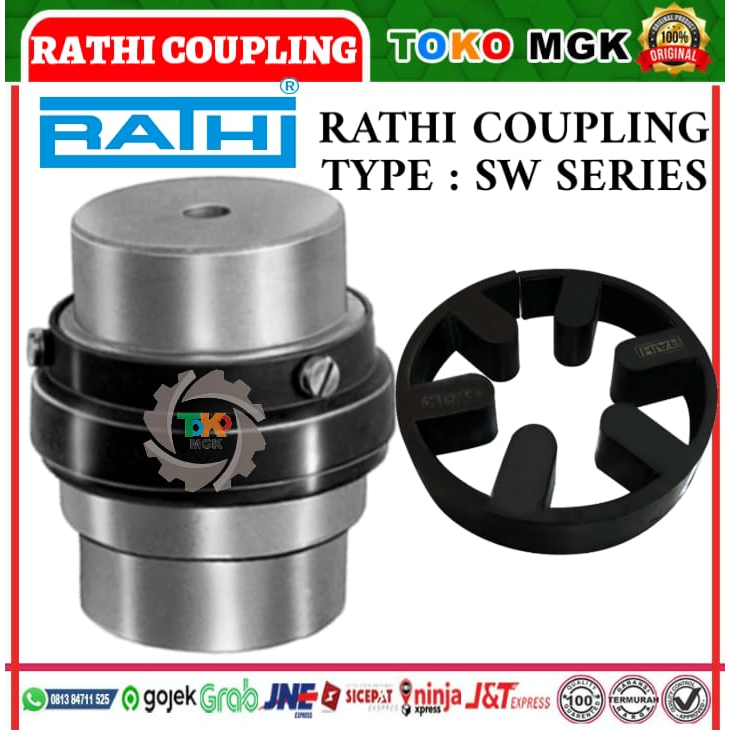 Jual RATHI SW-110 MAX.BORE 42mm RATHI COUPLING COMPLETE SET - HUB ...
