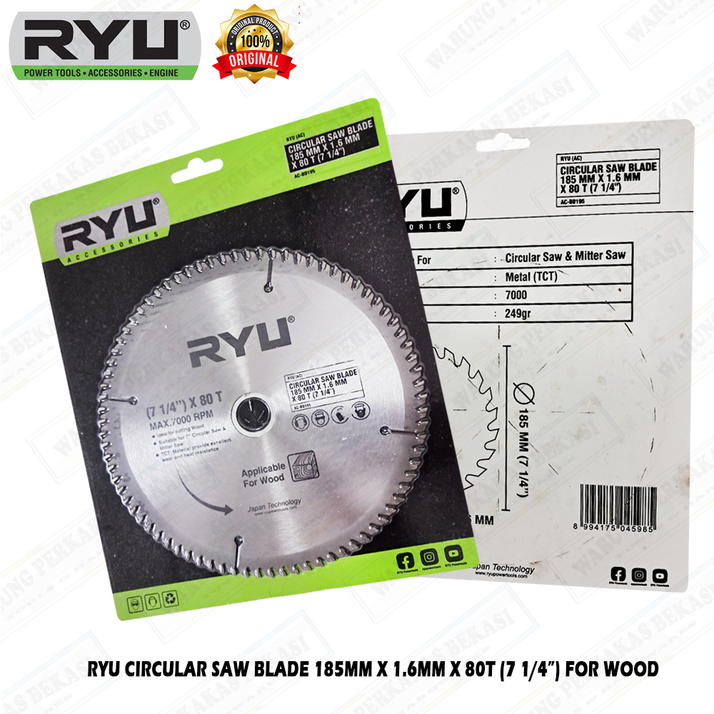Jual RYU Multi Cutter TCT Saw Blade 7