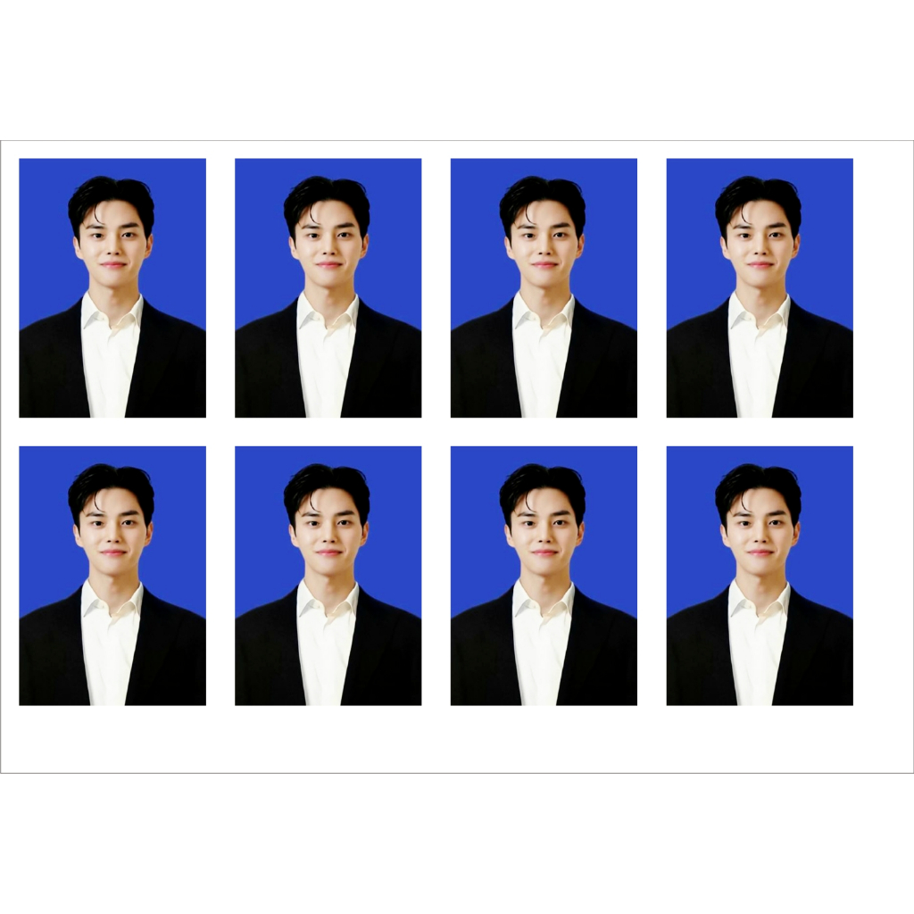 Jual Cetak Pas Phas Foto 4x6 3x4 2x3 / edit jasa ganti background warna