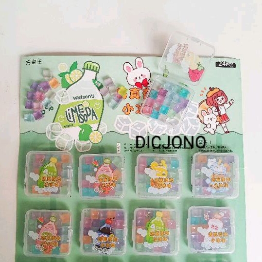 Jual Mainan Es Batu / Es Balok / Ice Blok Box Mini Glow In The Dark ...