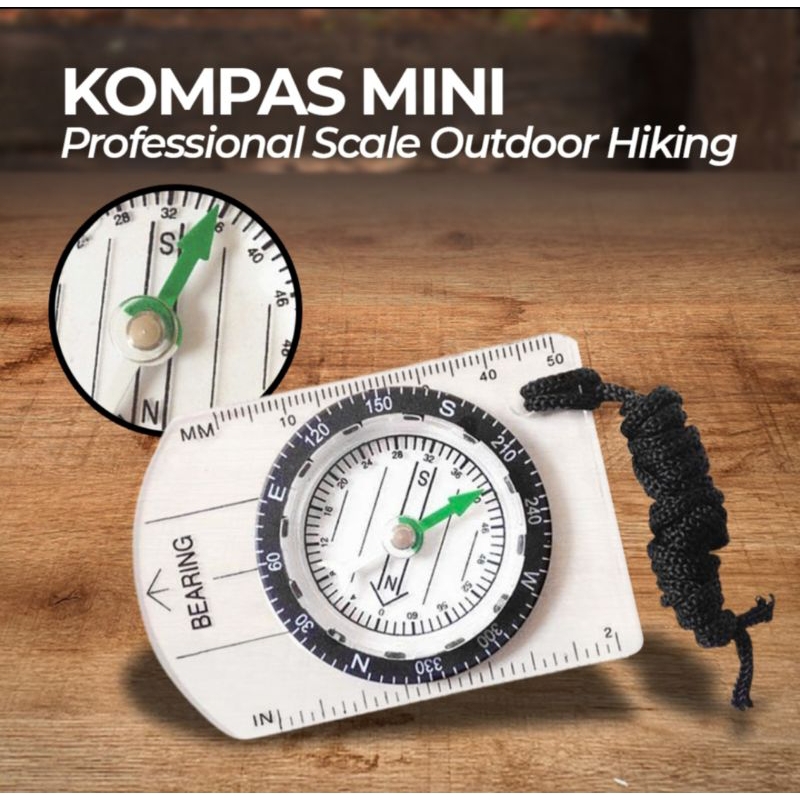 Jual Kompas mini profesional scale outdoor hiking / compas Pramuka ...