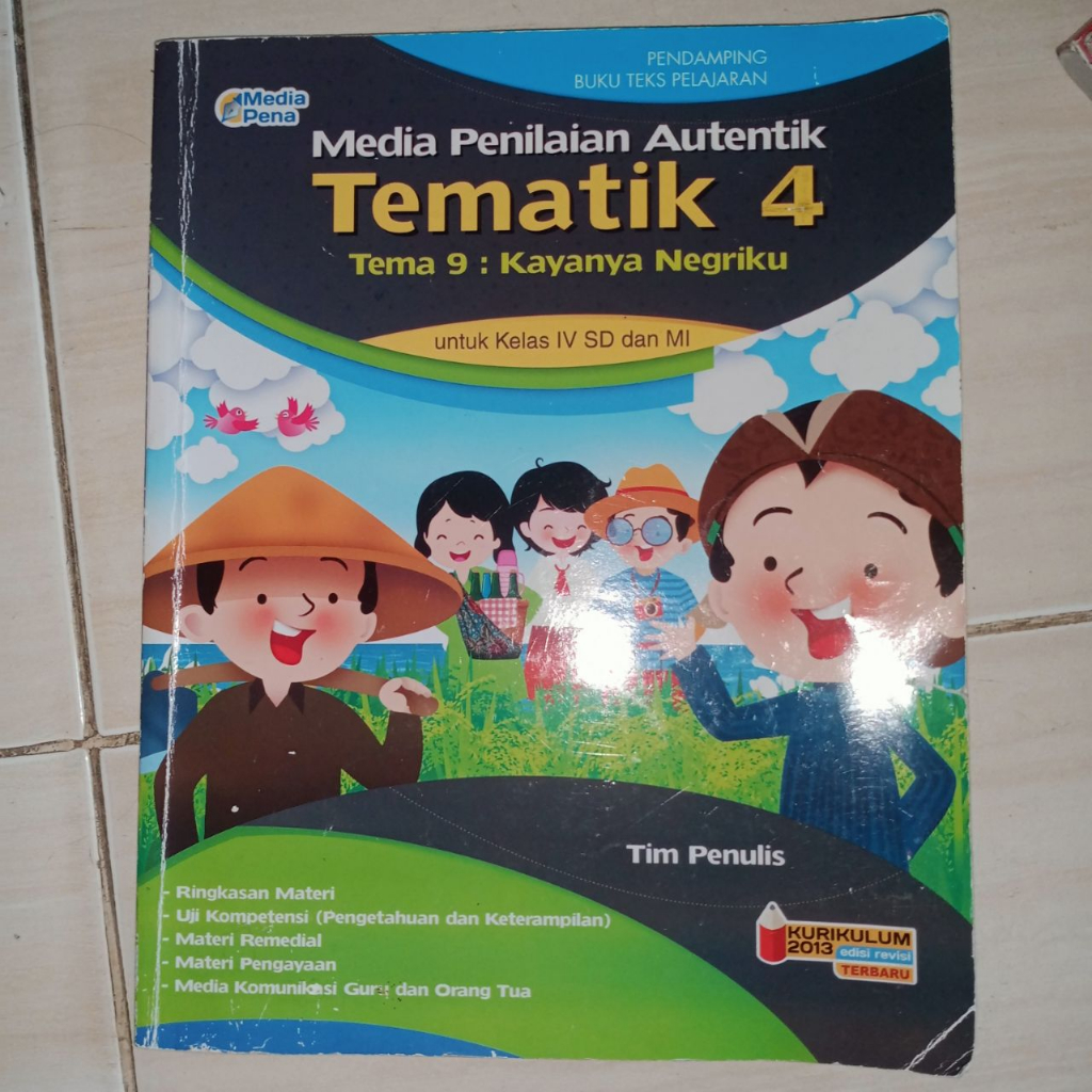 Jual Media penilaian autentik tematik 4 tema 1 2 3 4 5 6 7 8 9 kelas 4 ...