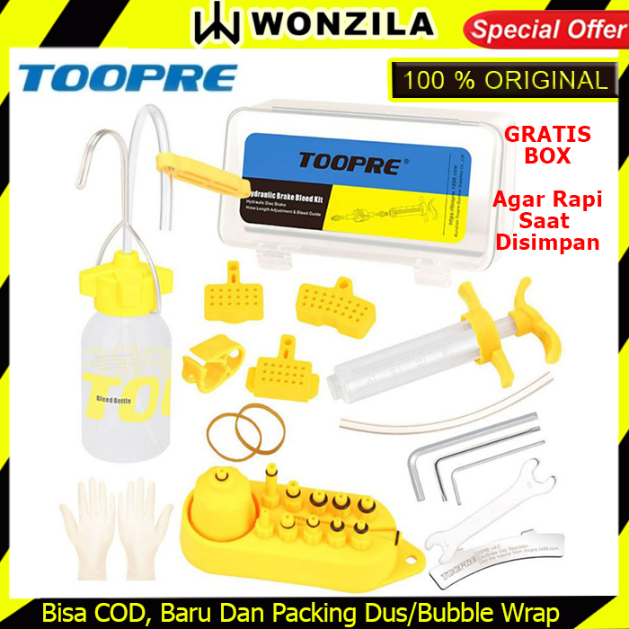 Jual Toopree Bleeding Kit Rem Hidrolik Sepeda Shimano Bleed Mineral Oil ...