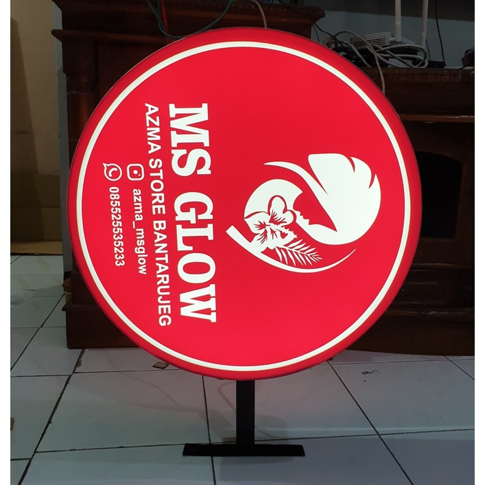 Jual Neon Box Custom Free Design Ukuran 40 cm | Shopee Indonesia
