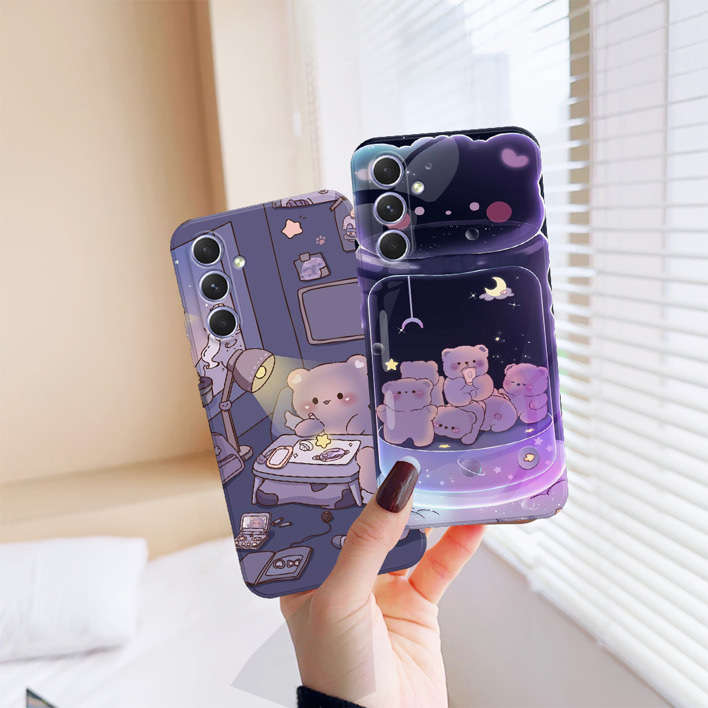 Jual Cse Motif Be4r & B0ba Untuk Samsung A35 A55 A15 A05S A24 A34 A54