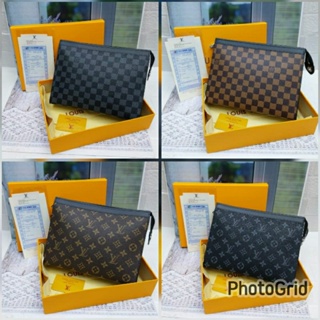 Replica Louis Vuitton M64440 Pochette Voyage MM Monogram Eclipse Canvas For  Sale