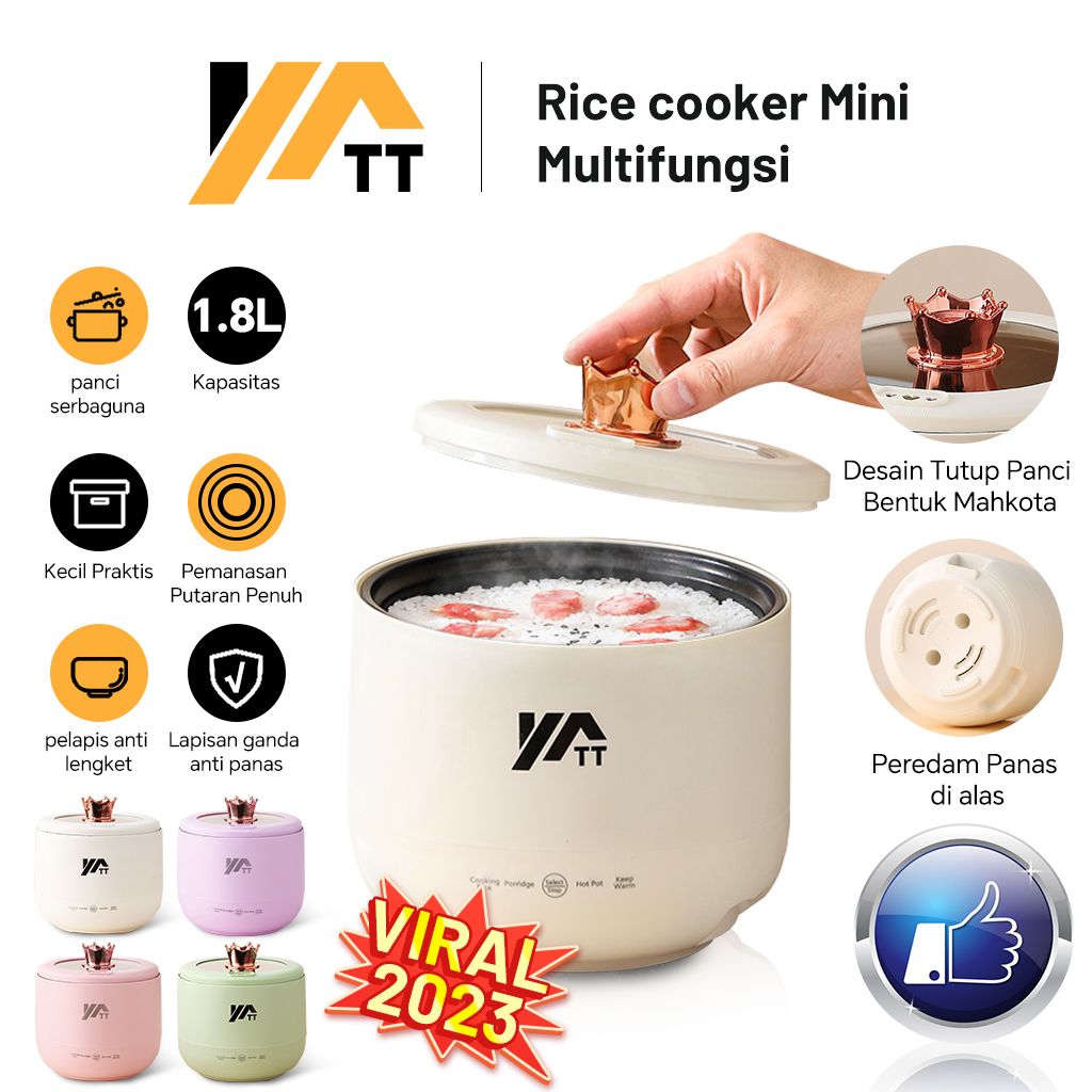 Jual Rice Cooker Mini 1.8L / Penanak nasi 450watt / Panci Listrik