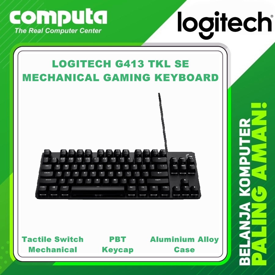 Jual LOGITECH G413 TKL SE Mechanical Gaming Keyboard | Shopee Indonesia
