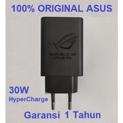 Jual Asus Adapter Hyper Charger 30W Rog Phone 3 Rog 2 Original EU ...
