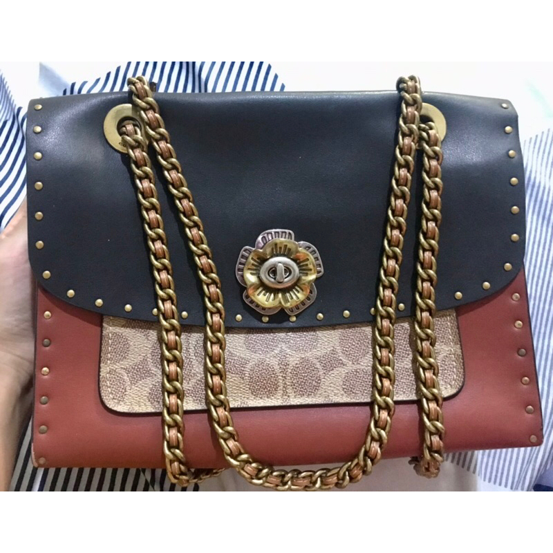 Jual COACH PARKER RIVET SNAKE SKIN ORIGINAL | Shopee Indonesia