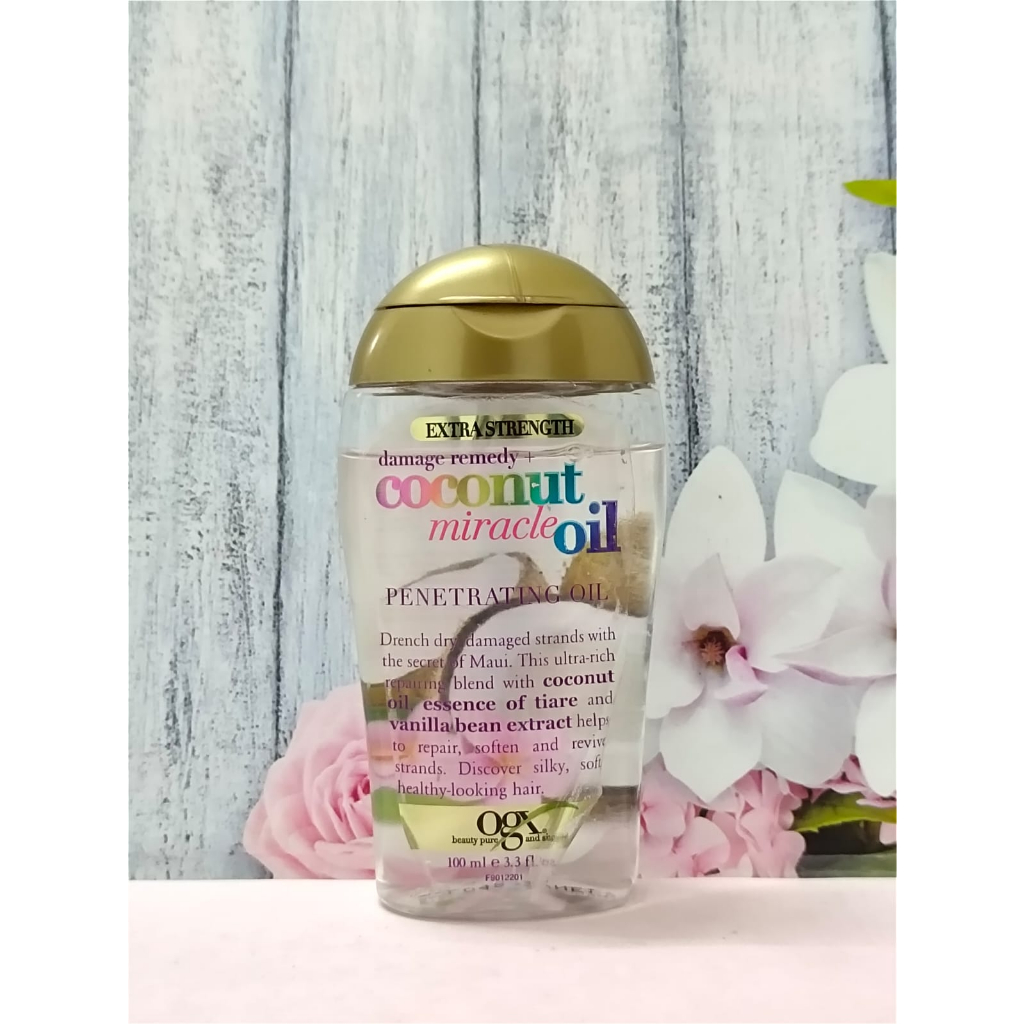Jual Ogx extra strength damage remedy coconut miracle oil oil 100 ml Shopee Indonesia
