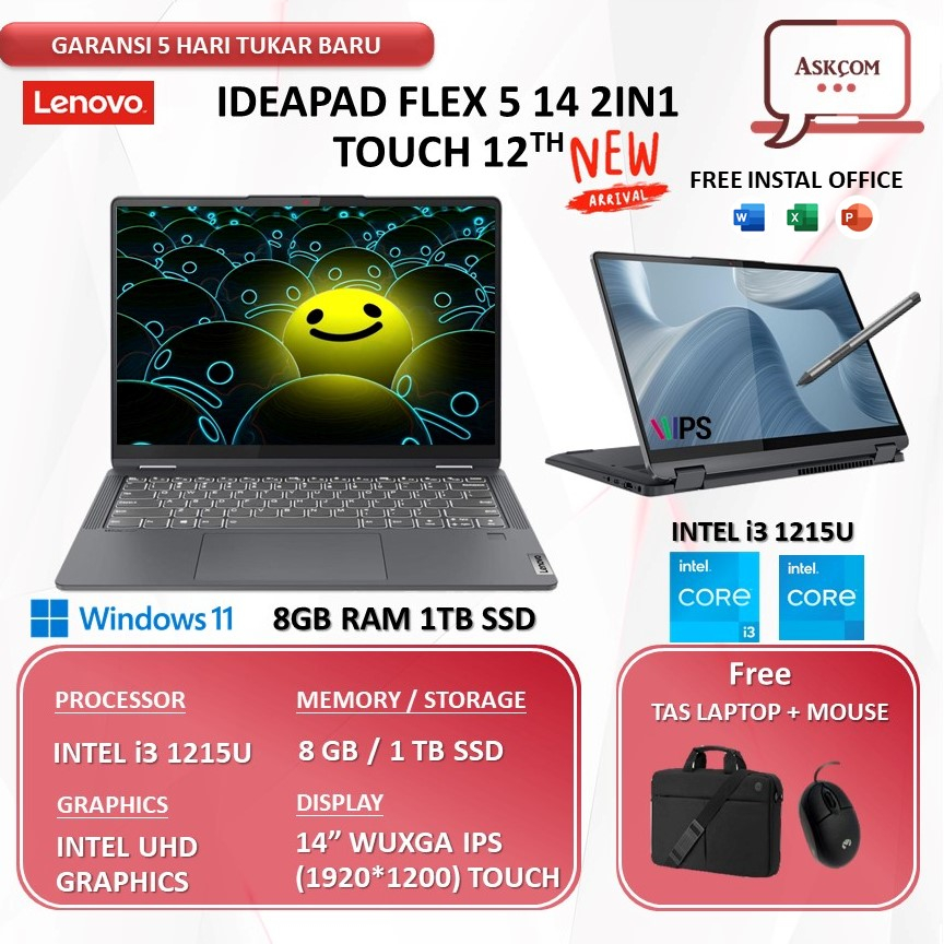 Jual lenovo flex 5 i5 Harga Terbaik & Termurah November 2023