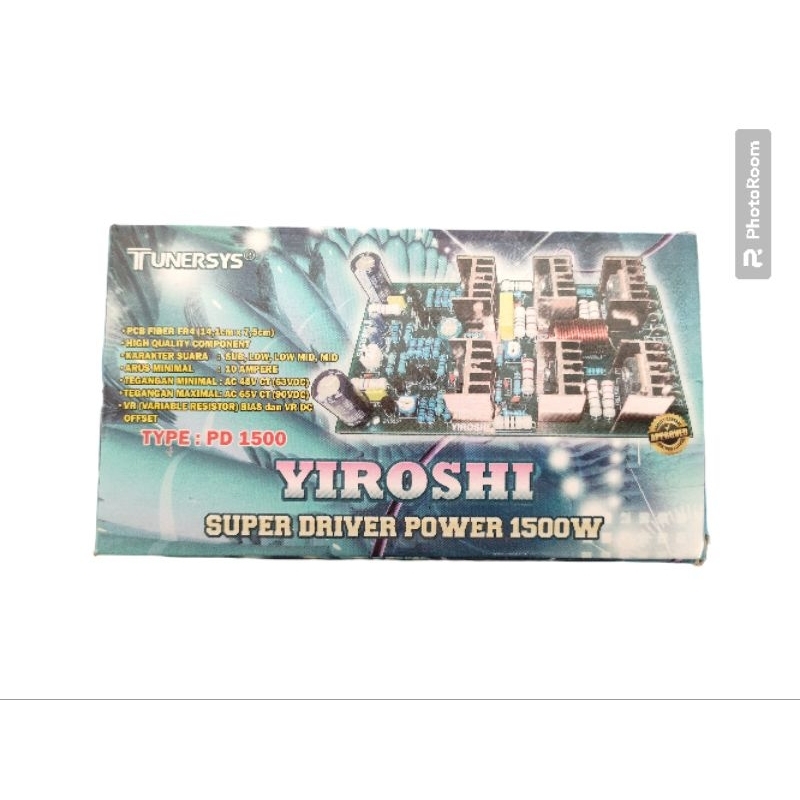 Jual KIT DRIVER PA YIROSHI SUPER DRIVER POWER 1500 WATT PD1500 TUNERSYS