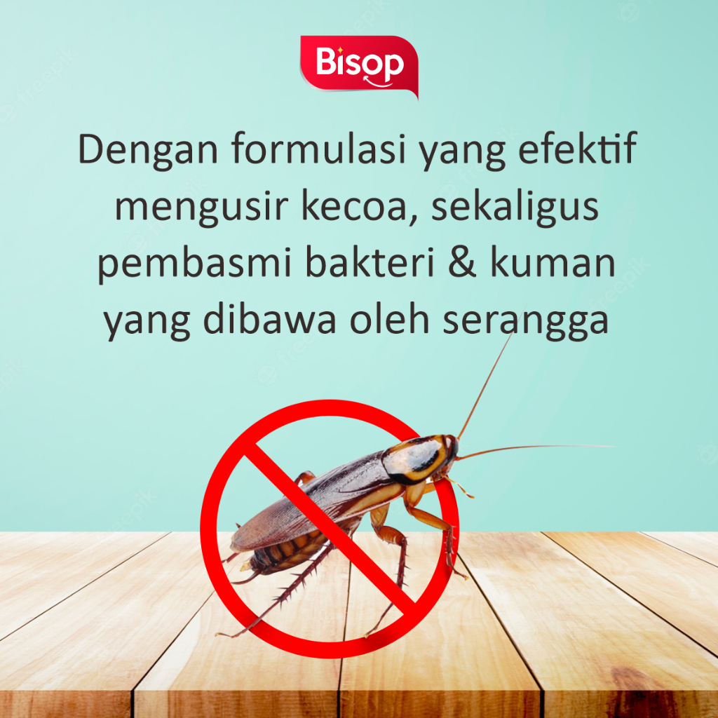 Jual BISOP Anti Kecoa Spray Pembasmi Kecoa Efektif Membunuh Kecoa ...